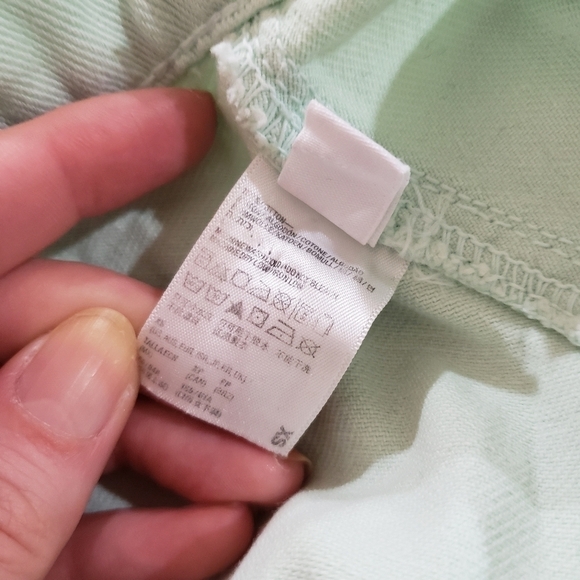 AMERICAN Apparel Denim Circle Skirt in Colour Pistachio Size Extra Small - Picture 8 of 12